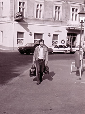Georg Bydlinski auf Tour 1985