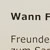 "Wann Freunde wichtig sind"