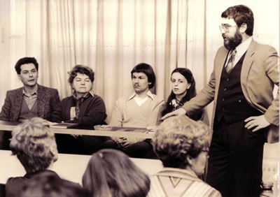 Pressegespräch zur Präsentation des literarischen J&V-Frühjahrsprogramms1981