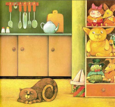 Die faule Katze