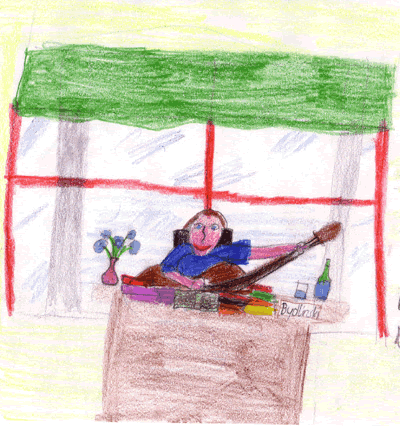 Zeichnung von Julia
